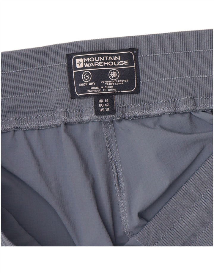 Mountain Warehouse Dame Capri Bukser UK 14 Large W32 L23 Blå Polyamid