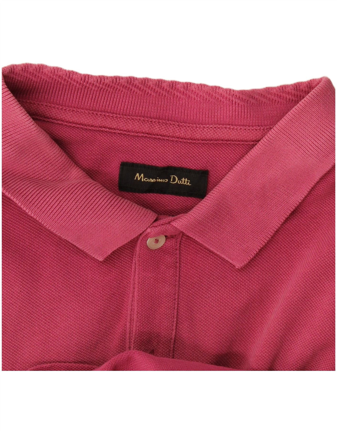 Massimo Dutti Herre poloshirt Medium Pink