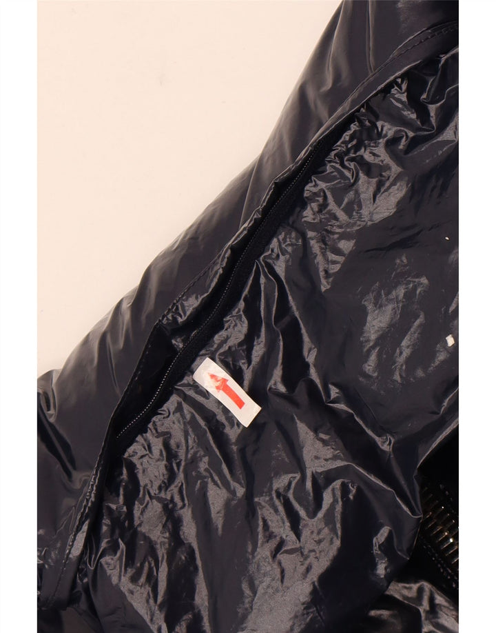 Dkny Womens Polstret Frakke UK 18 XL Navy Blue Nylon