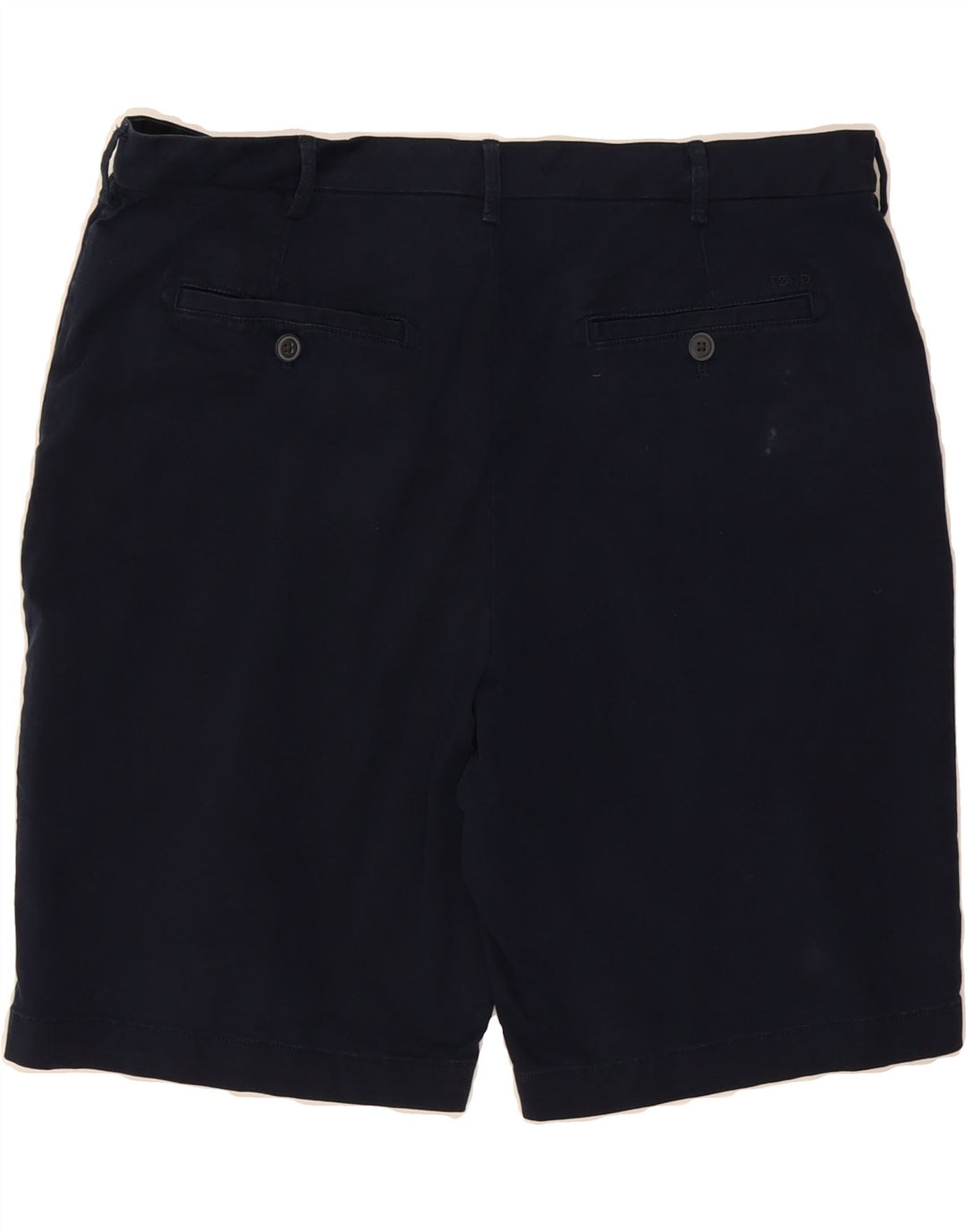IZOD Mens Chino Shorts W36 Large Navy Blue Cotton Vintage Izod and Second-Hand Izod from Messina Hembry 