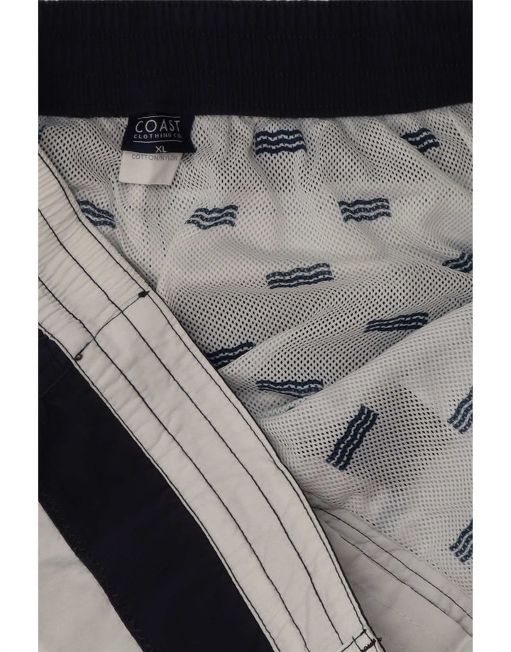 Coast Badeshorts til mænd XL Blå Colourblock Bomuld