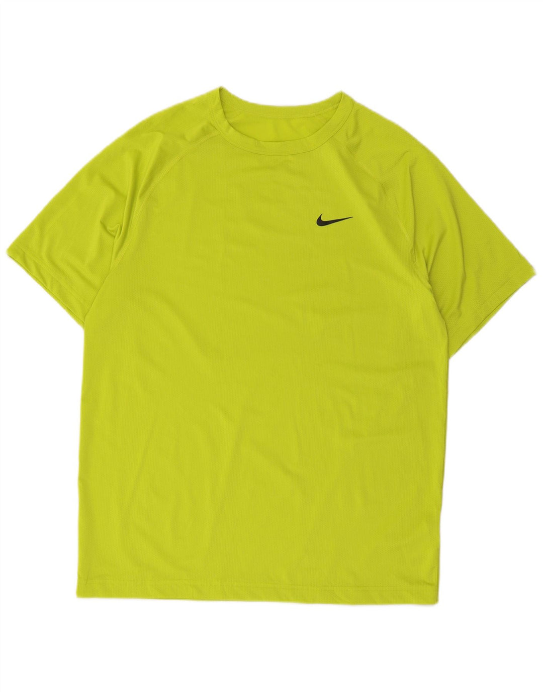 Nike herre Dri Fit T-shirt top mellemgrøn polyester