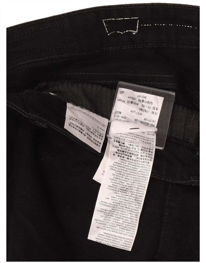 Levi's denimshorts til kvinder W31 Mellem sort bomuld
