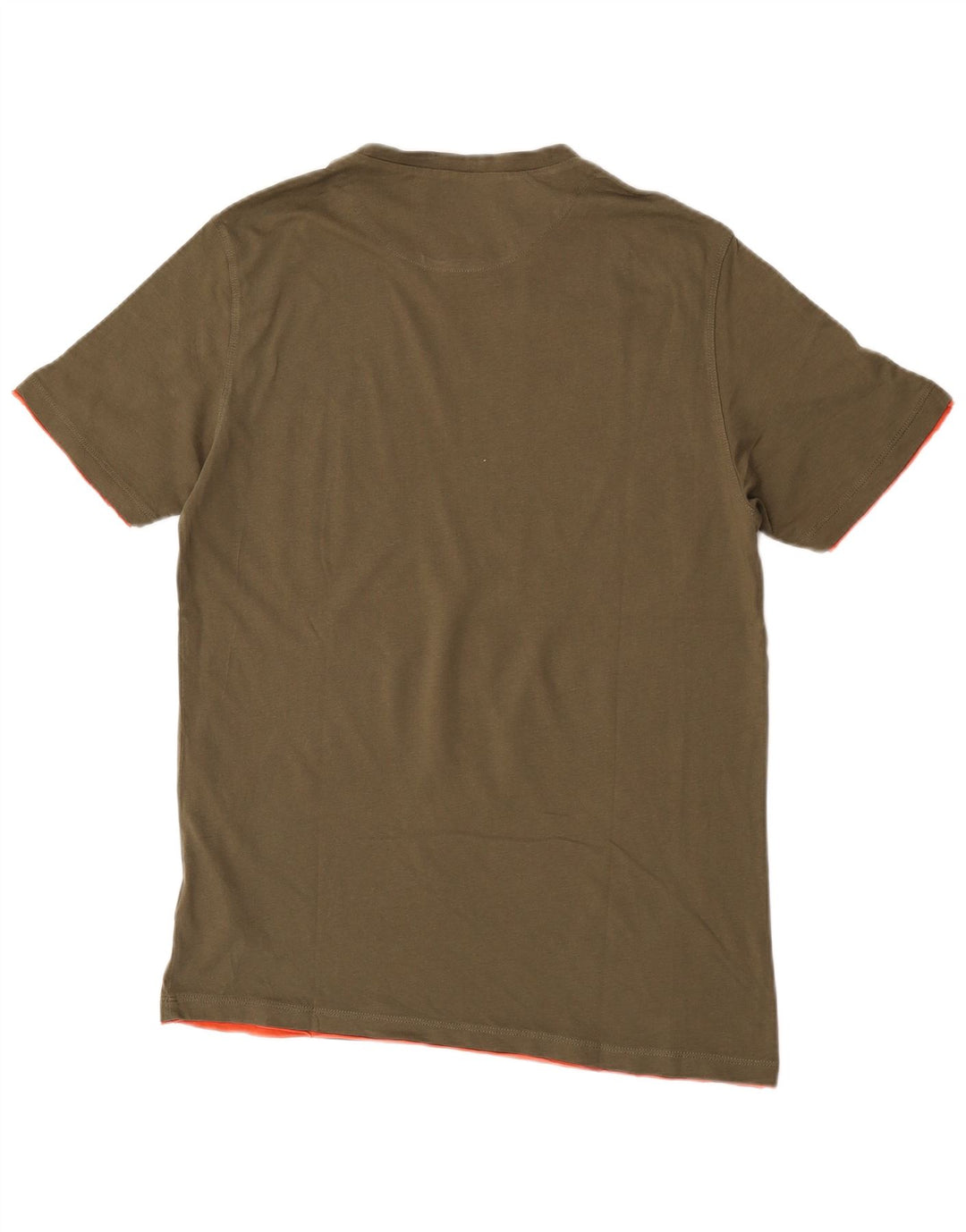 Liu Jo Herre T-Shirt Top Stor Khaki Bomuld