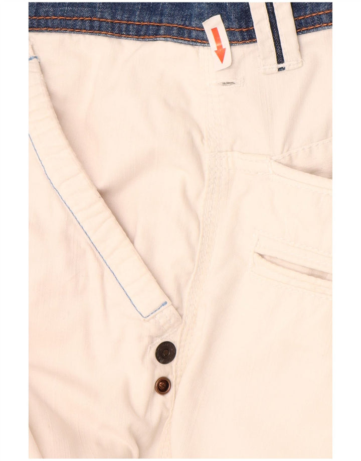 Napapijri Herre grafiske Cargo Shorts IT 46 Small W30 White