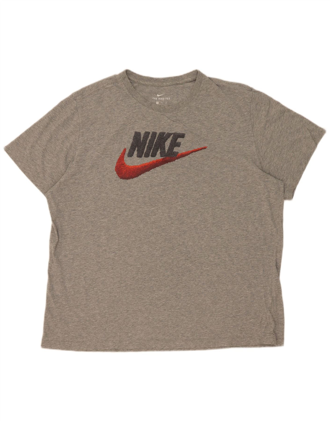 Nike Grafisk T-shirt-top til mænd 2XL Grå Flecked