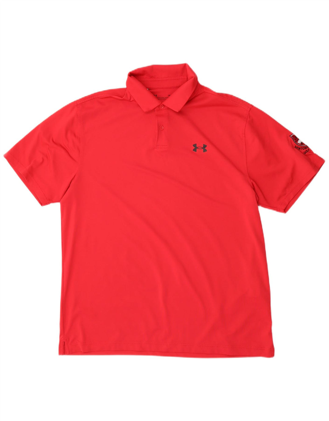 Under Armour Herre Grafisk Polo Shirt Stor Rød Polyester
