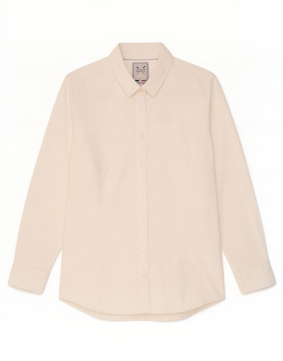 Crew Clothing Dameskjorte UK 12 Medium White Cotton