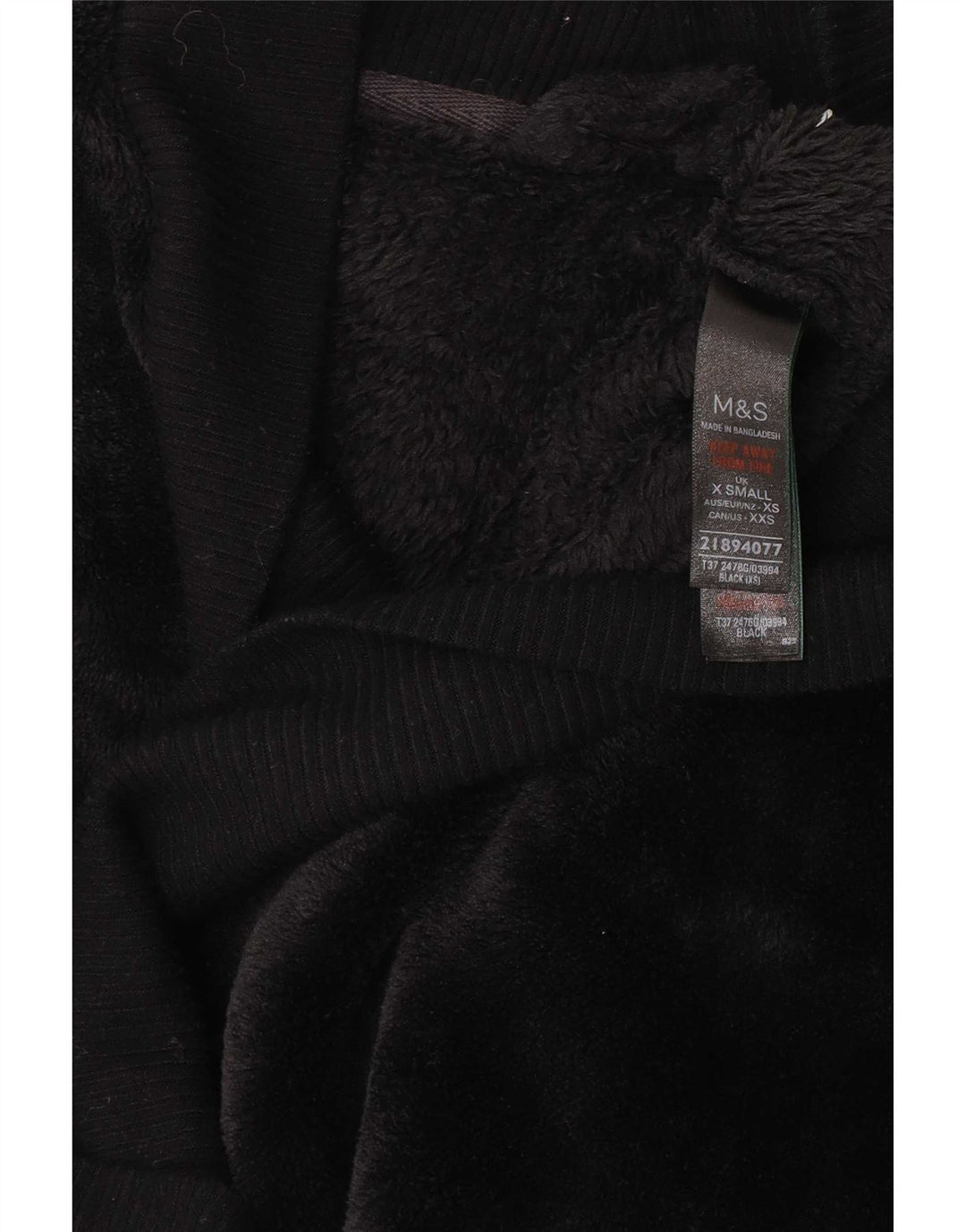 Marks & Spencer Dame Oversized Longline Cardigan Sweater UK 6 XS Sort