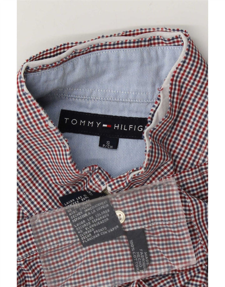 Tommy Hilfiger Herreskjorte Lille rød Gingham Bomuld