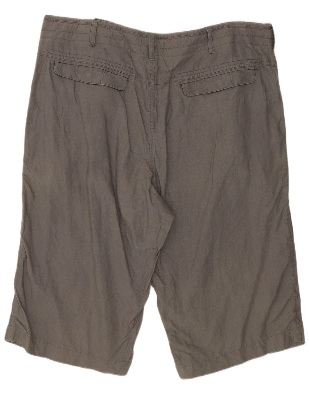Marks & Spencer Chino Shorts til mænd W38 XL Grå hør