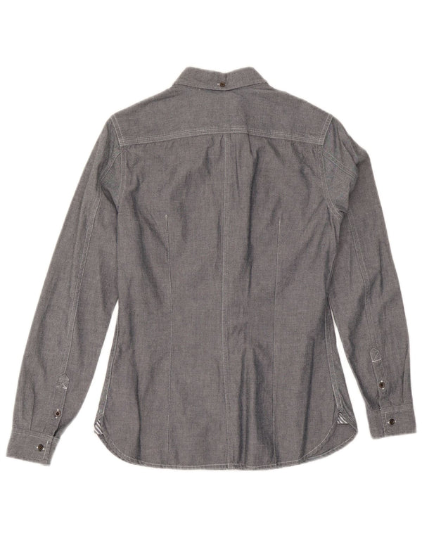 Timberland Womens Earthkeepers Slim Fit skjorte US 4 Small Grey Cotton