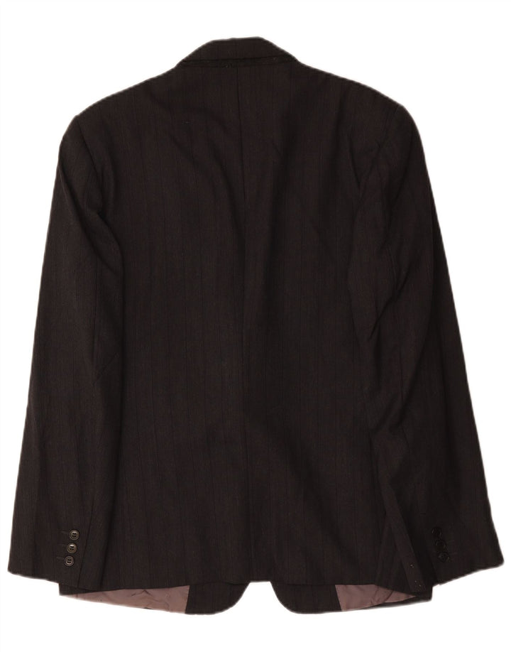 Yves Saint Laurent Herre 2-knaps blazerjakke IT 52 XL Gråstribet