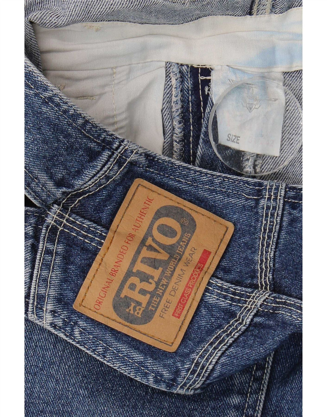 Vintage damebukser jeans W31 L29 blå bomuld