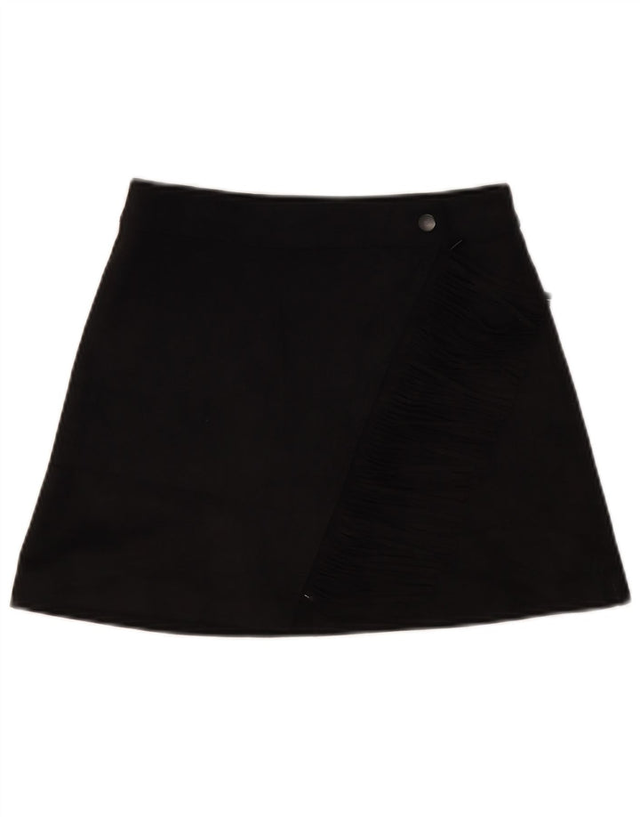 Zara Dame Mini-nederdel XS W24 Sort