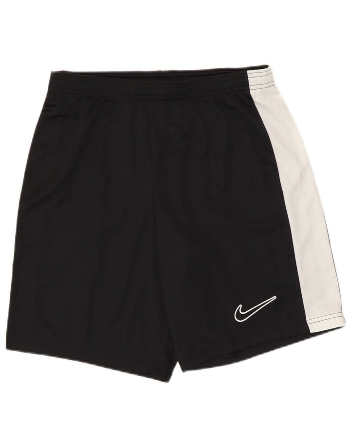 Nike Herre Dri Fit Slim Fit Sportshorts Små sorte Colourblock Polyester