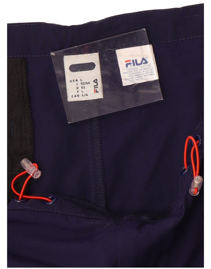 Fila Sportshorts til mænd Stor marineblå bomuld