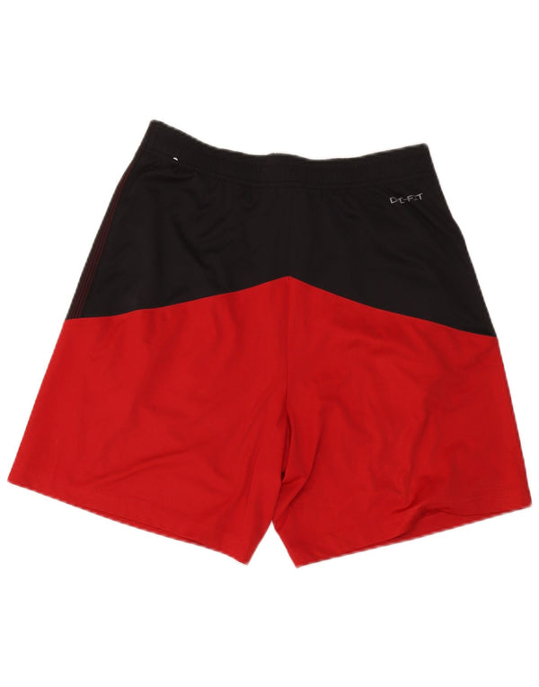 Nike Herre Atlanta Falcons grafiske sportsshorts Small Black Colourblock