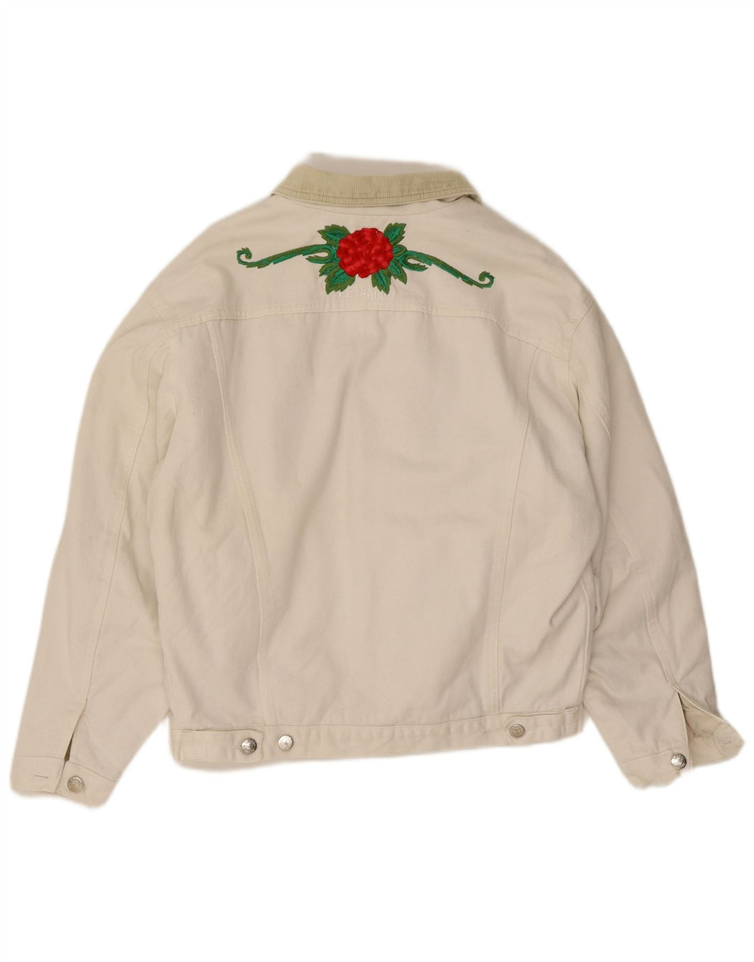 El Charro Herre denimjakke UK 36 Small White Floral