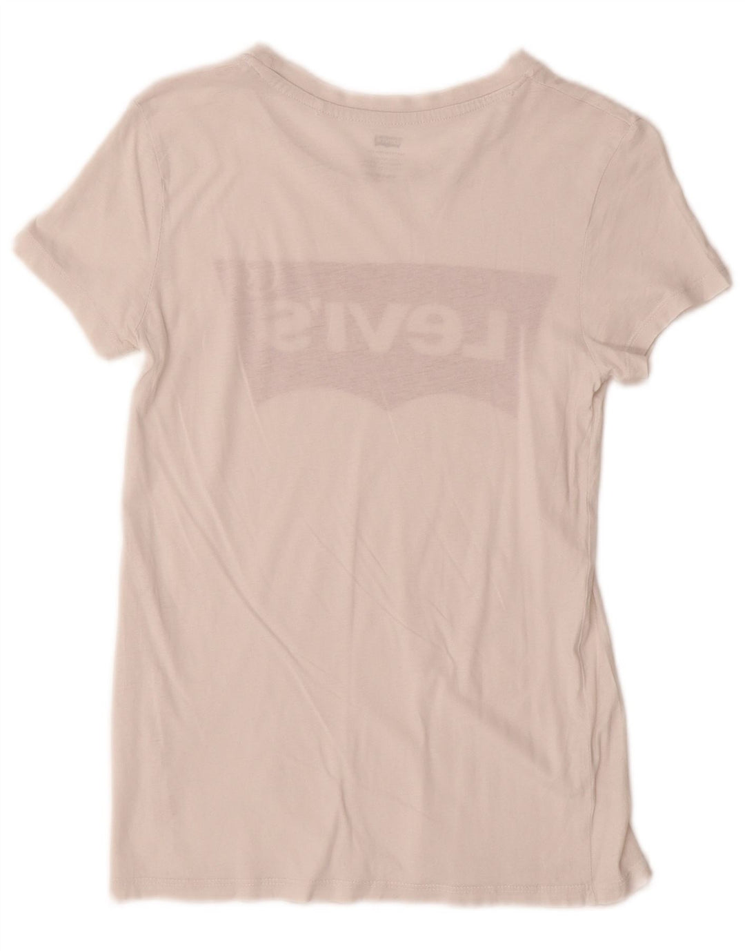Levi's Dame Grafisk T-Shirt Top UK 2 2XS Hvid
