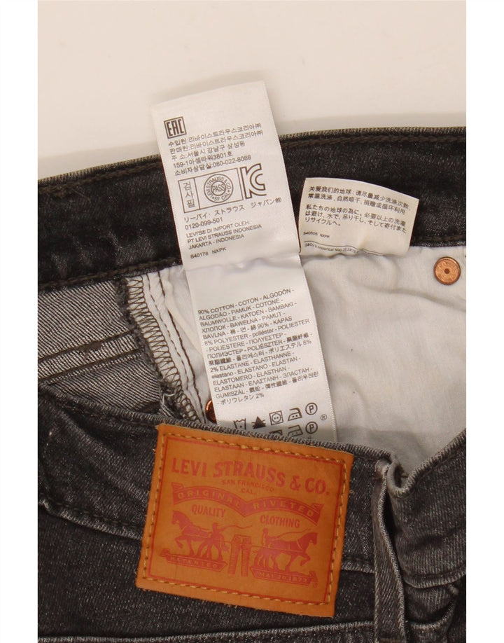 LEVI'S Wedgie denimshorts til kvinder W26 XS Grå bomuld
