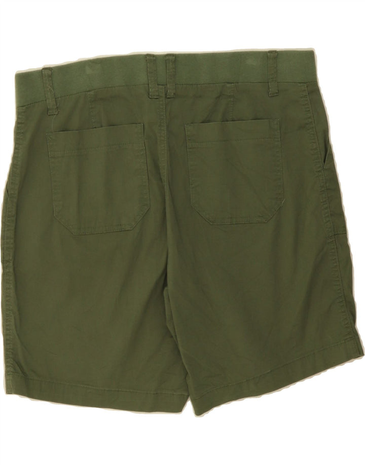 LEE Womens Mid Rise Regular Fit Bermuda Shorts US 12 Large W34 Green Vintage Lee and Second-Hand Lee from Messina Hembry 