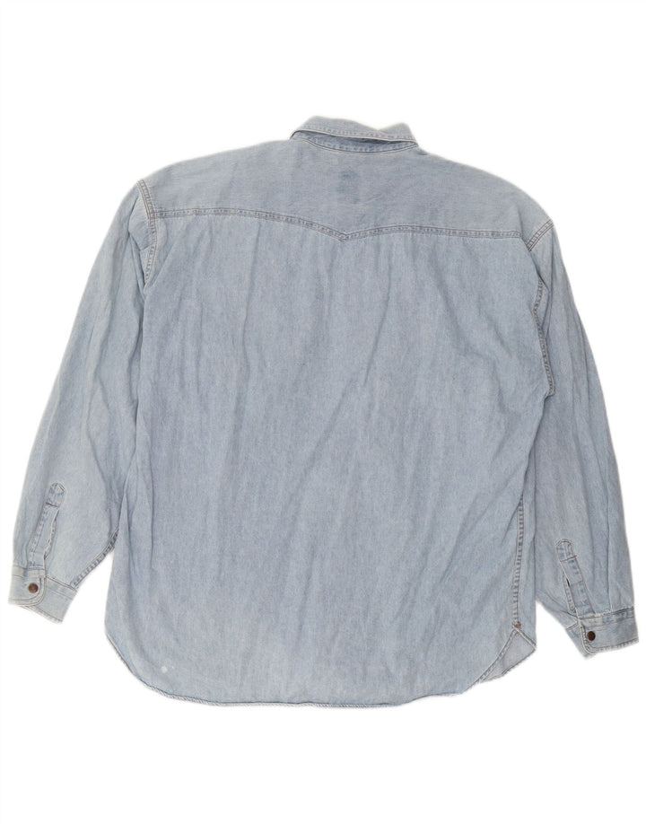 CASUCCI Denimskjorte til mænd 2XL Blå