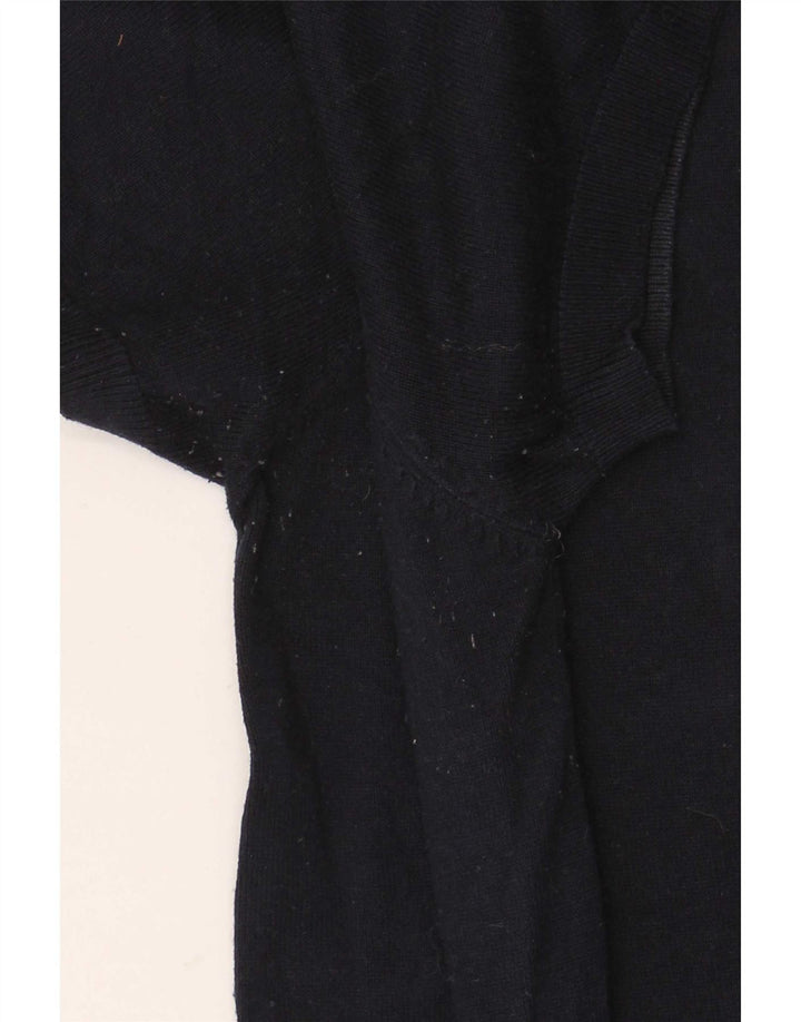 Zara Herre T-Shirt Top Stor Marineblå
