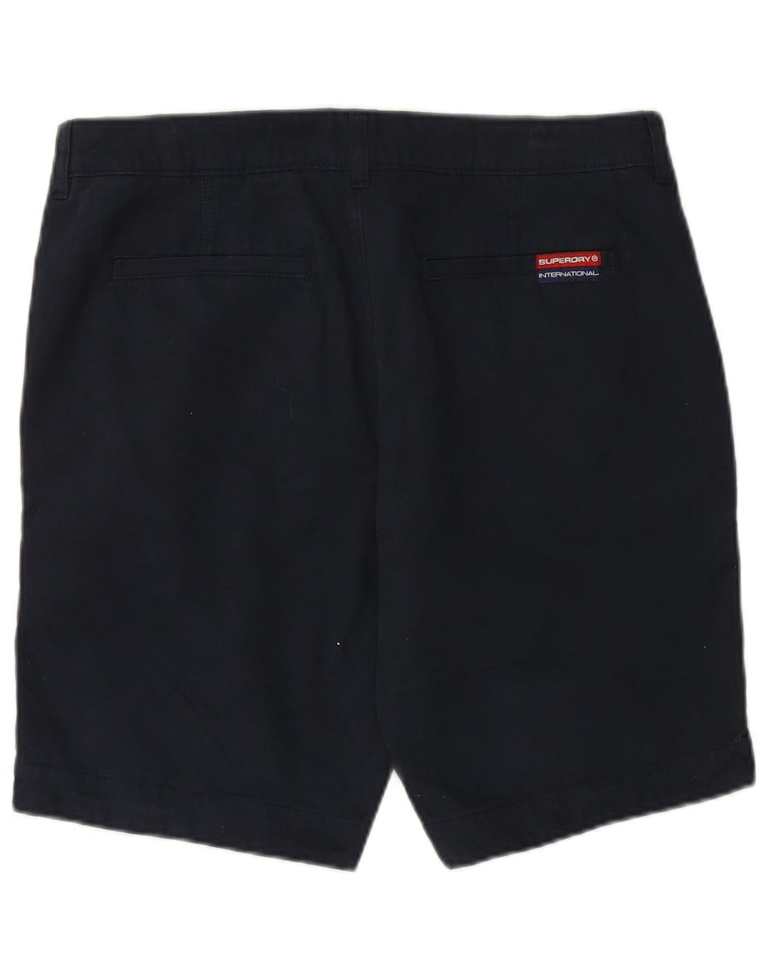 SUPERDRY Chino Shorts til mænd XL W38 Marineblå Bomuld
