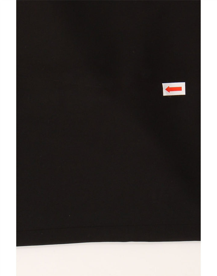 CALVIN KLEIN Lige jakkesætsbukser til kvinder W28 L30 Sort polyester