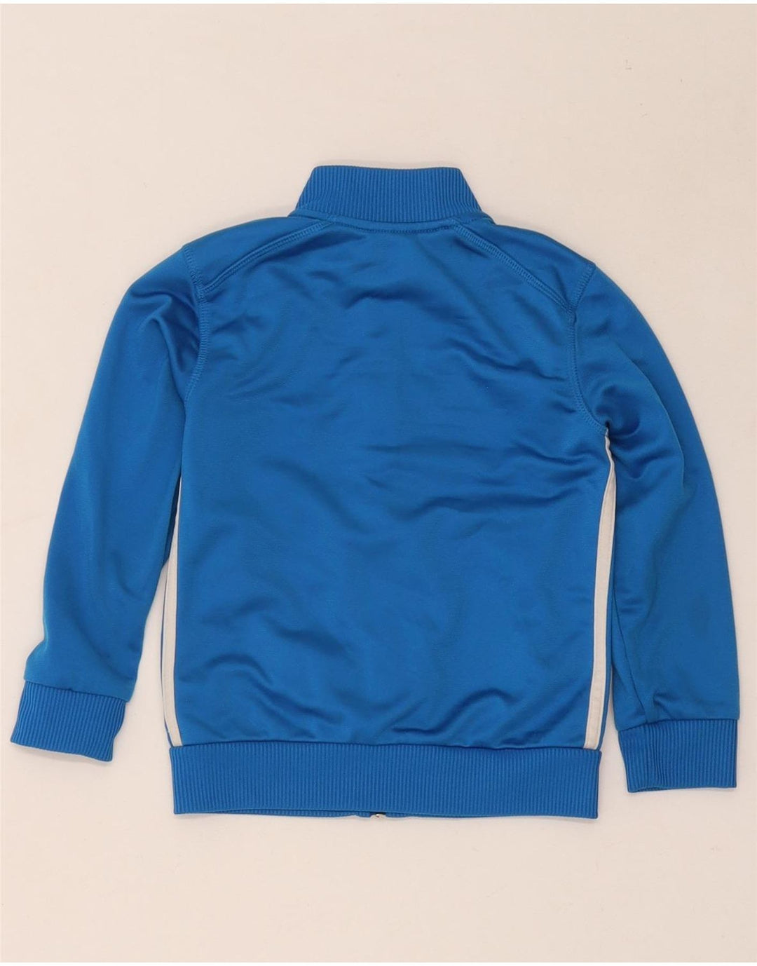 Adidas Drenge Træningsdragt Topjakke 5-6 År Blå Polyester