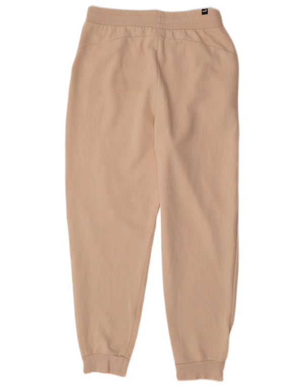 Puma Mens Tracksuit Trousers Joggers Medium Beige Cotton