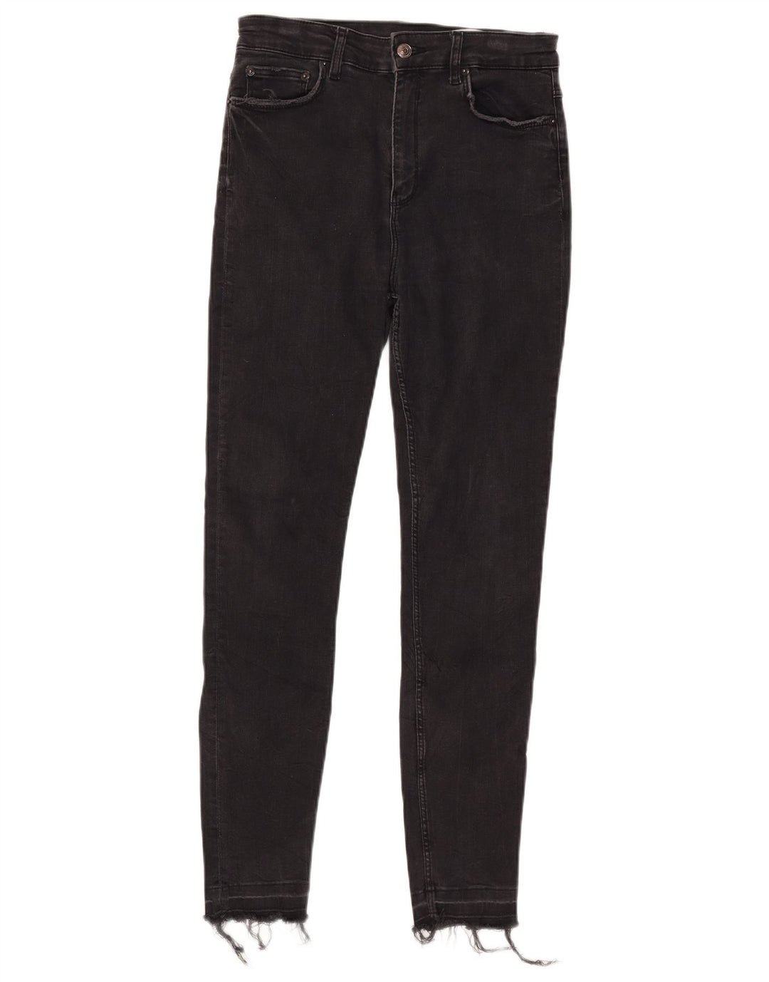 Zara Dame Skinny Jeans EU 40 Medium W30 L28 Sort