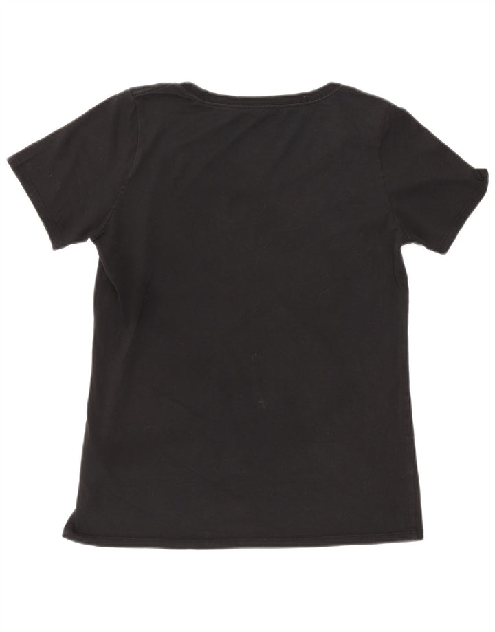 NIKE Womens Colorado Spirit Graphic T-Shirt Top UK 12 Medium Black Bomuld