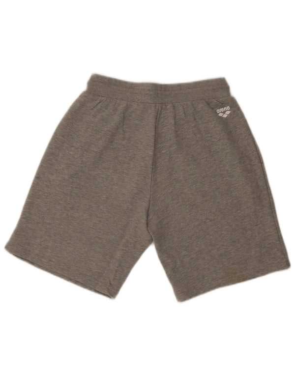 Arena Dame grafiske sportsshorts UK 10 Små Grå Bomuld