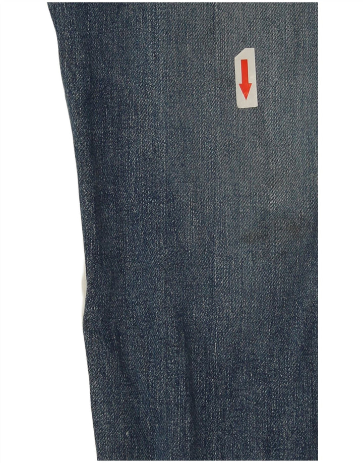 Levi's Herre 502 tilspidsede jeans W34 L32 blå bomuld