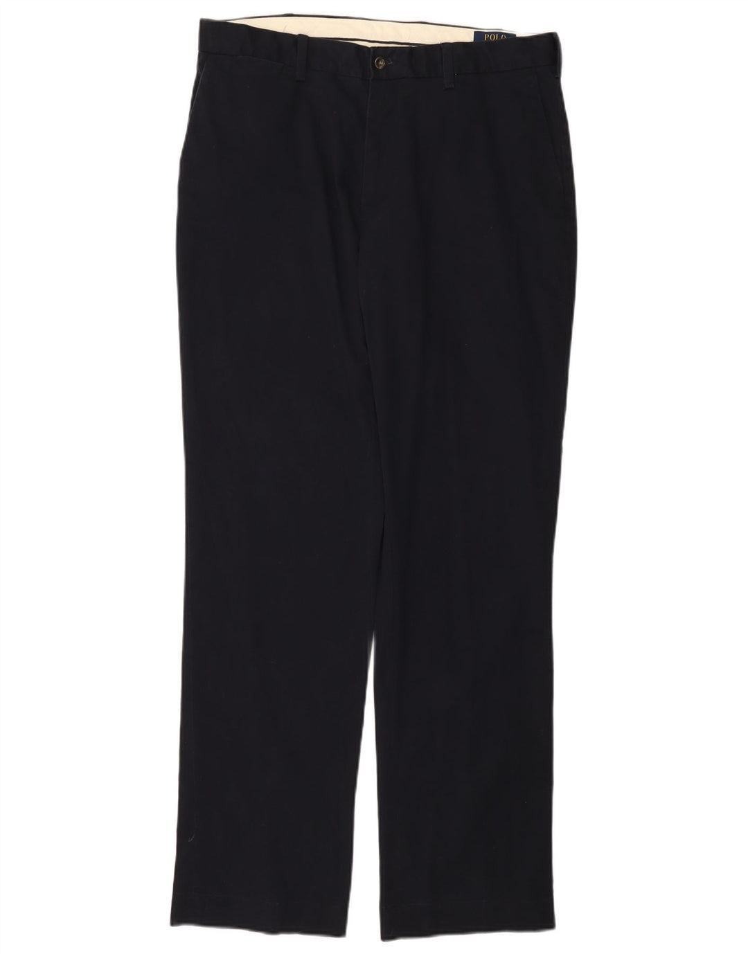 POLO RALPH LAUREN Lige Chinobukser til mænd W34 L34 Marineblå