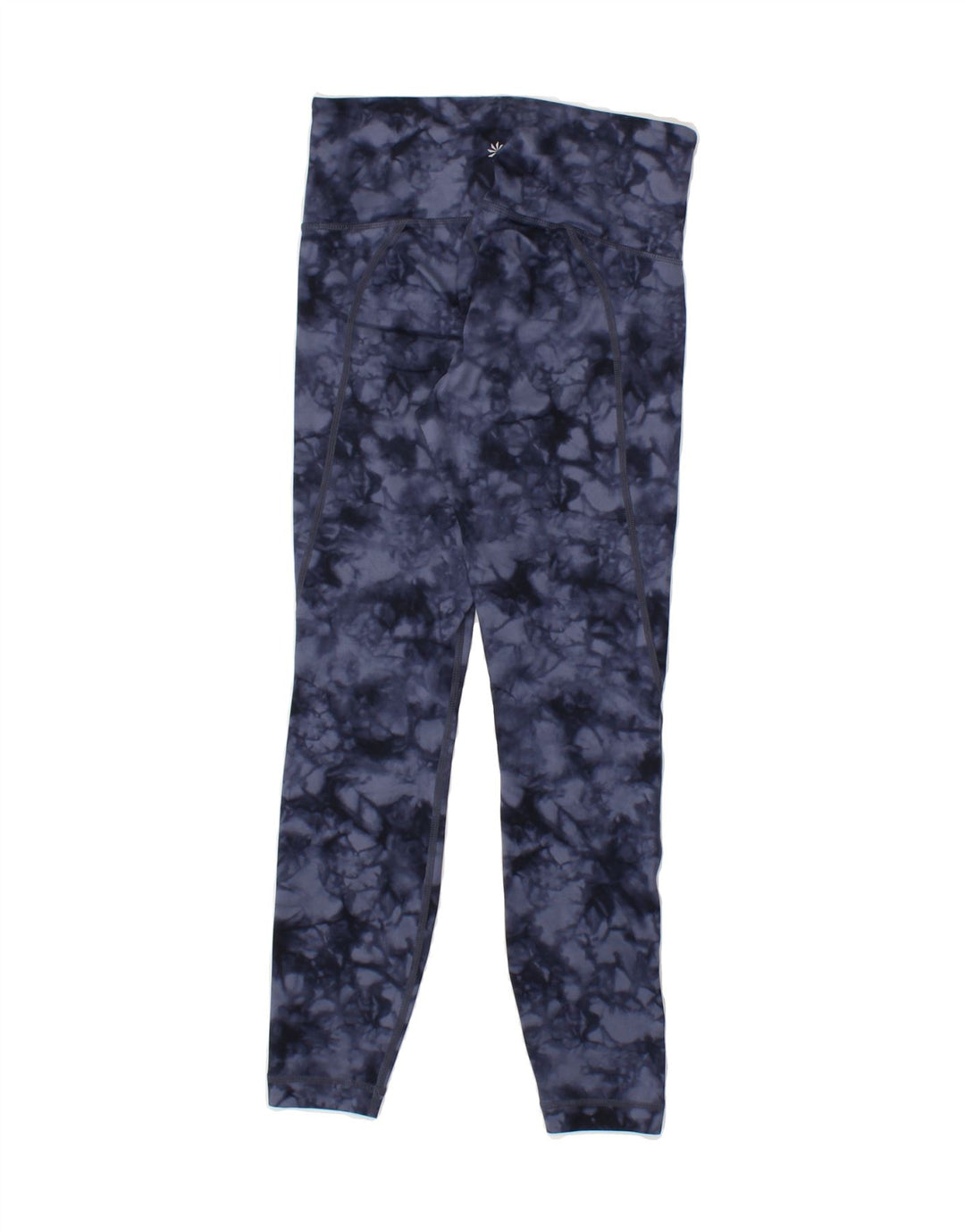 ATHLETA Womens Leggings UK 6 XS Blue Tie Dye Polyester Vintage Athleta and Second-Hand Athleta from Messina Hembry 