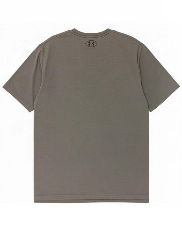 Under Armour Herre T-shirt Top Medium Grey Cotton