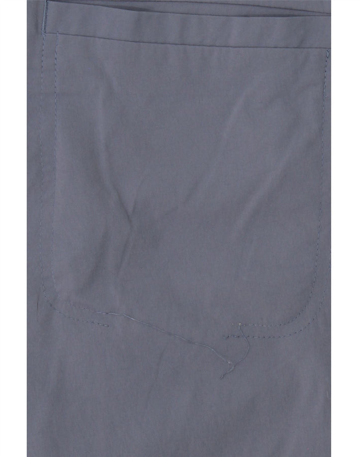 EDDIE BAUER Womens Chino Shorts US 12 Large W34  Blue Nylon Vintage Eddie Bauer and Second-Hand Eddie Bauer from Messina Hembry 