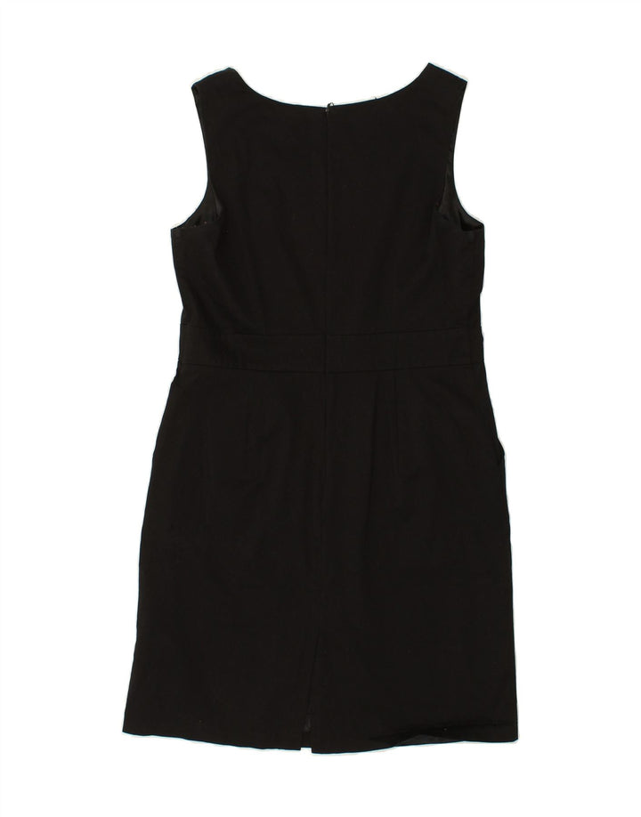 MOSSIMO Womens Sleeveless Sheath Dress US 12 Large Black Cotton Vintage Mossimo and Second-Hand Mossimo from Messina Hembry 