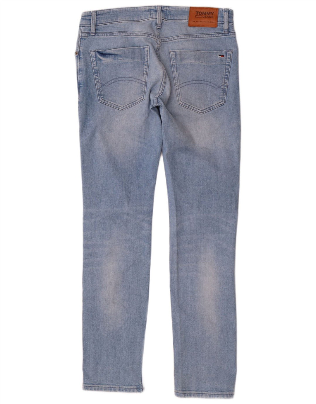 TOMMY HILFIGER Slim Jeans til kvinder W32 L32 Blå Bomuld