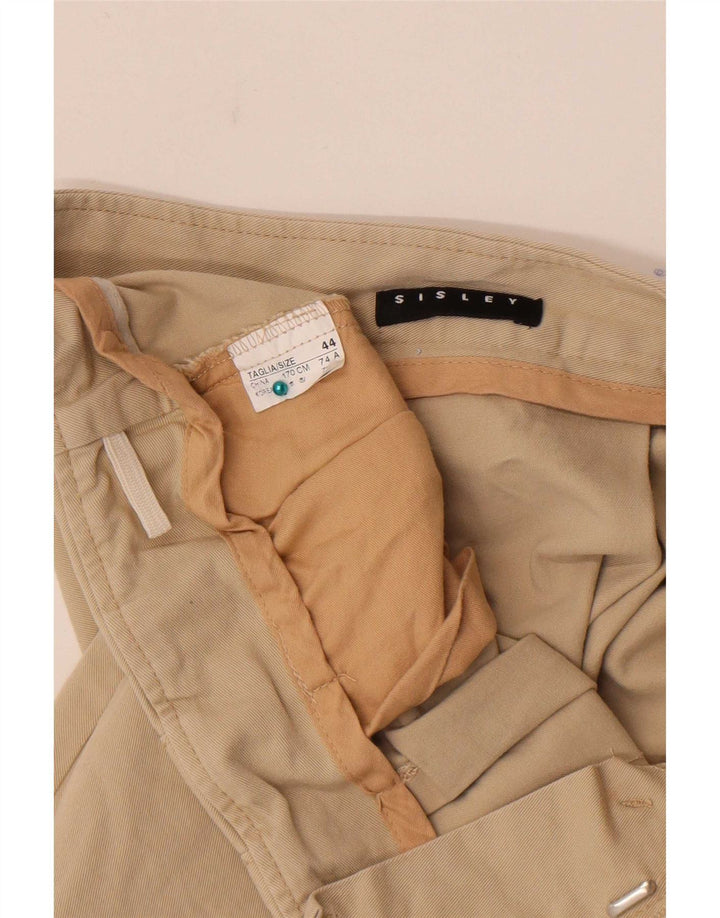 Sisley Dame A-Line Nederdel IT 44 Medium W32 Beige Classic
