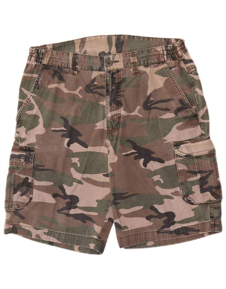 Solognac Herre Cargo Shorts Medium W34 Flerfarvet Camouflage Bomuld