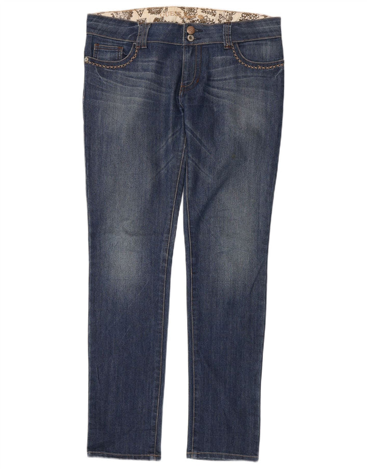 Guess Slim Jeans til kvinder W31 L33 Blå Bomuld