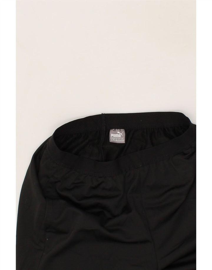 PUMA Boys Tracksuit Trousers 13-14 Years  Black Polyester Vintage Puma and Second-Hand Puma from Messina Hembry 