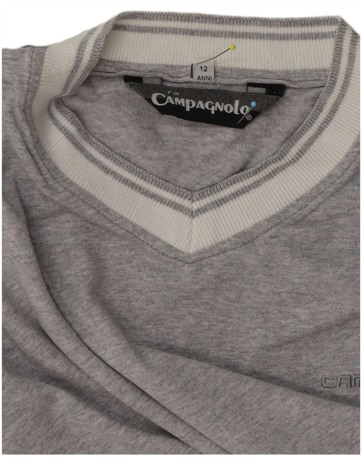 Campagnolo Drenge T-Shirt Top 11-12 år Grå Flecked