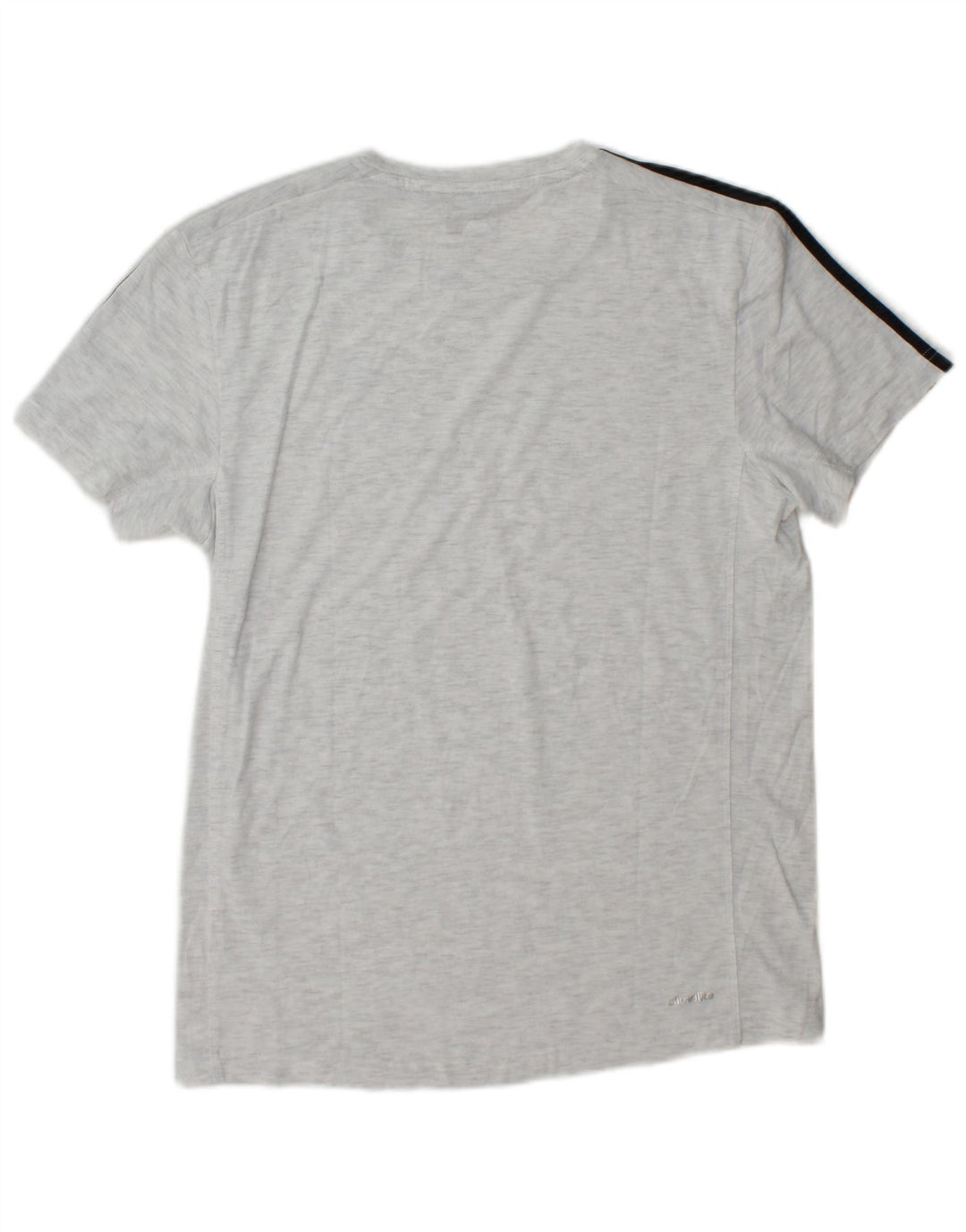 Adidas Herre Climalite T-Shirt Top Medium Grey Flecked