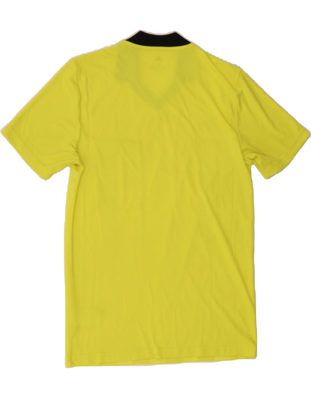 ADIDAS Mens Climalite Polo Shirt Small Yellow Polyester Vintage Adidas and Second-Hand Adidas from Messina Hembry 