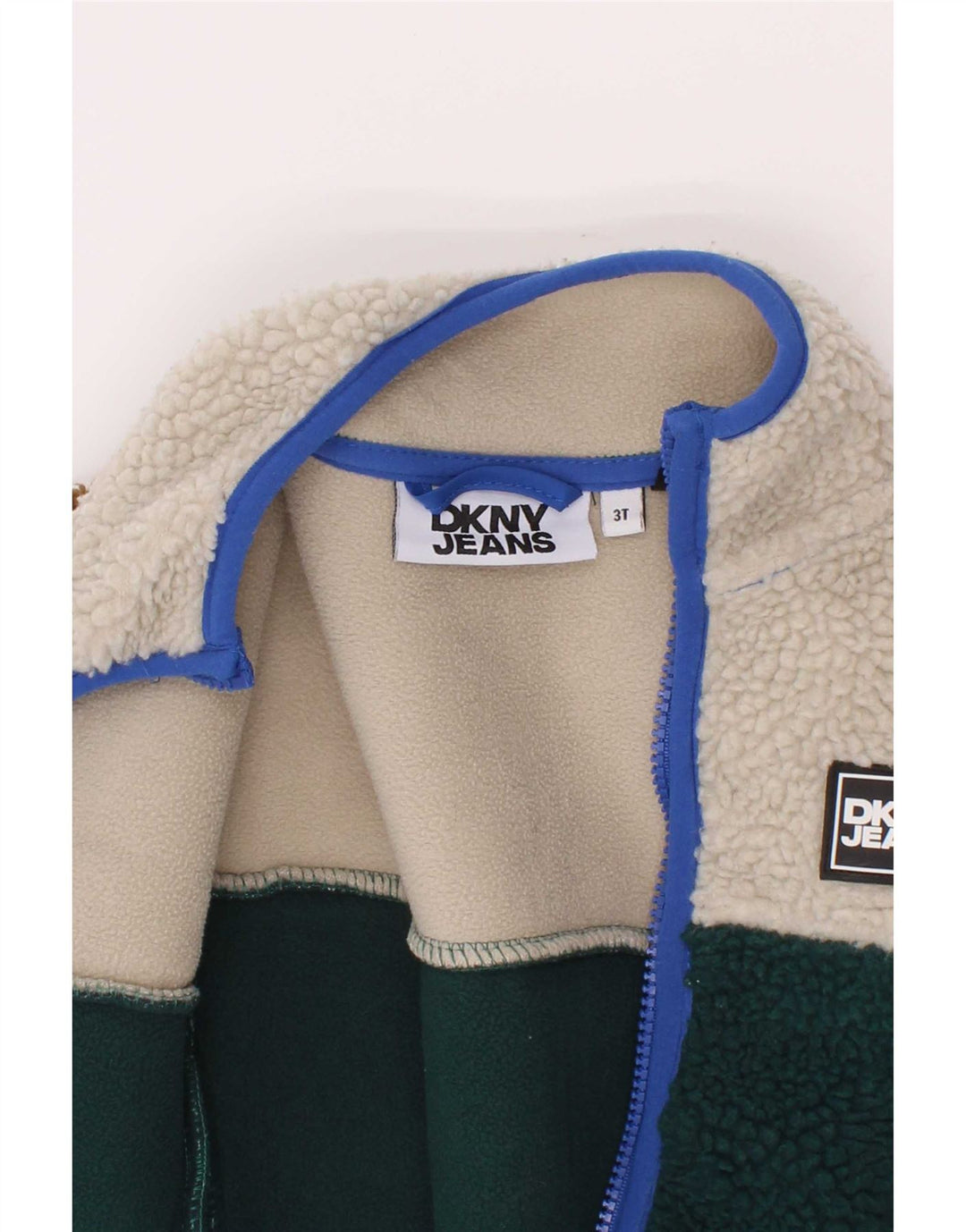 Dkny Boys Fleecejakke 2-3 År Flerfarvet Colourblock Polyester